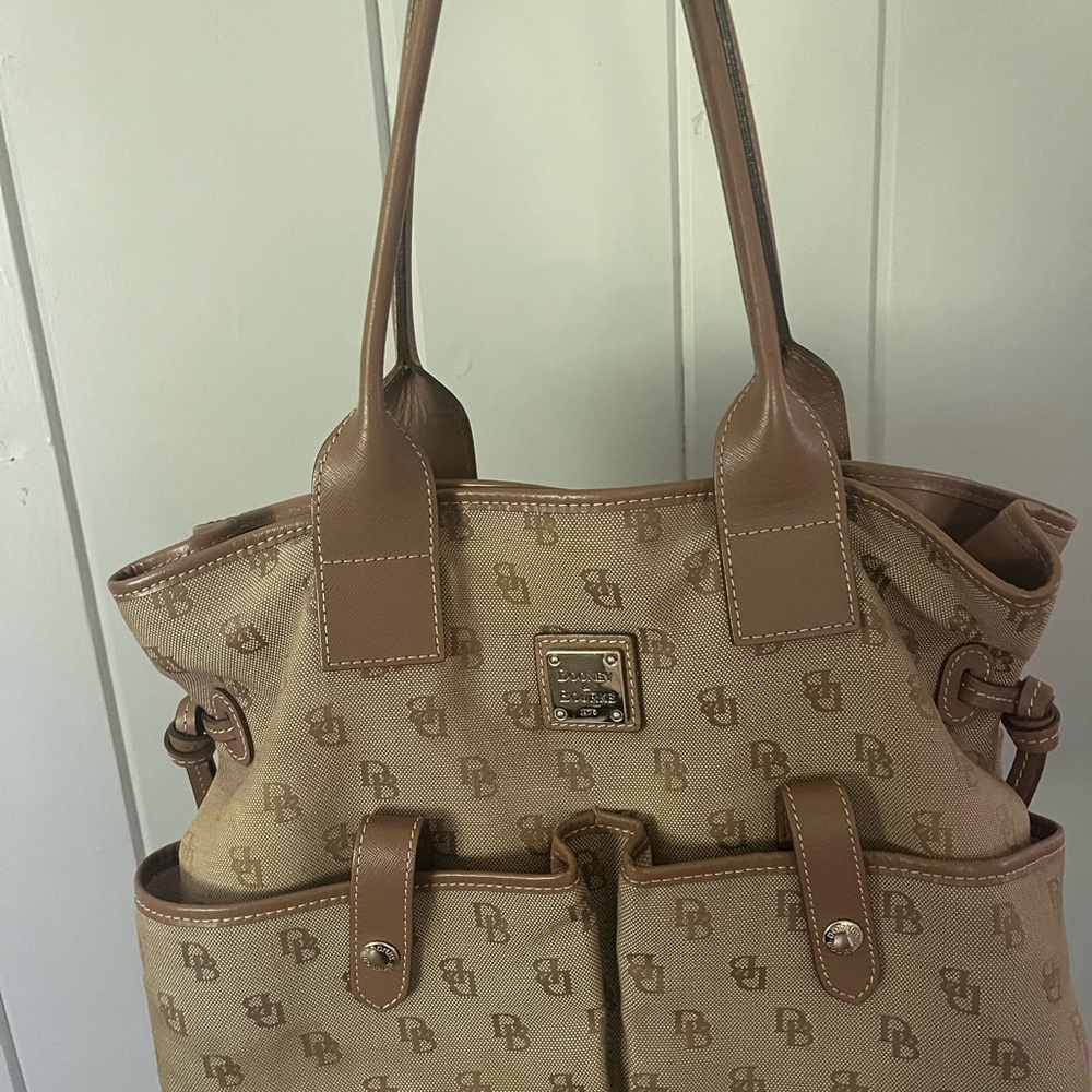 Dooney & Bourke Brown Logo Tote